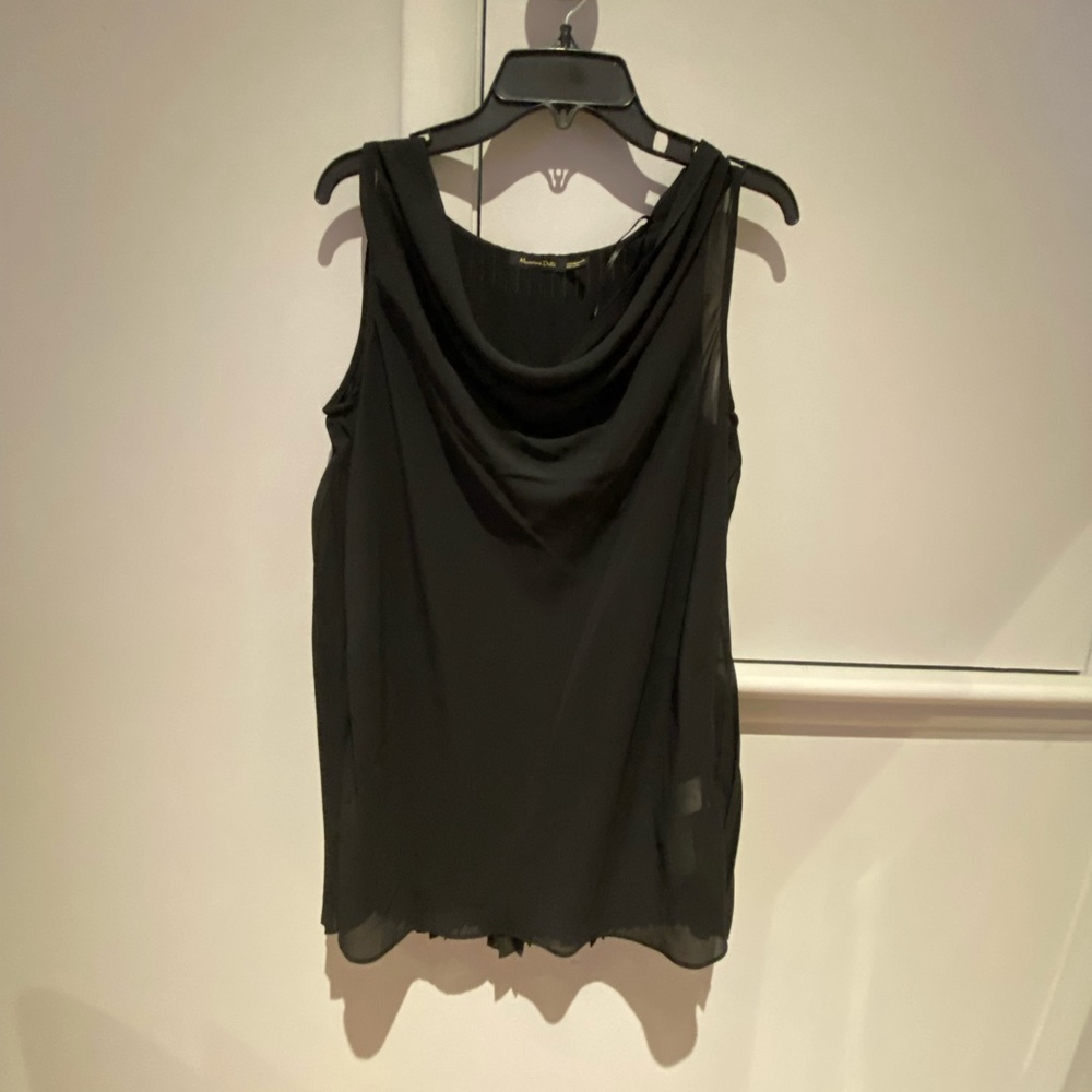 Massimo Dutti black top sz S
